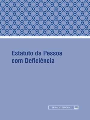 cover image of Estatuto da Pessoa com Deficiência